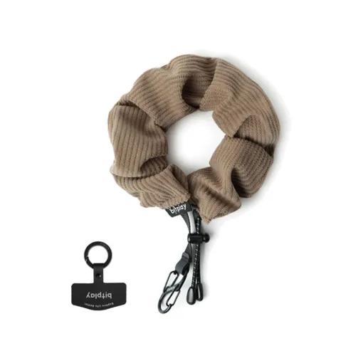 Bitplay รุ่น Cozy Scrunchie Wrist Strap - สายคล้องข้อมือ - สี Beige