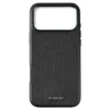 GRAMS(28) รุ่น 121 MagSafe Leather (Pebbled Leather) - เคส iPhone 17 Pro Max - สี Black
