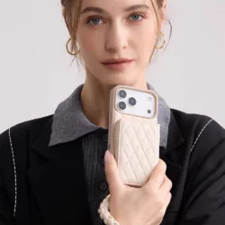 Custype รุ่น Rope Style Strap Case - เคส iPhone 17 Pro Max - สี Beige