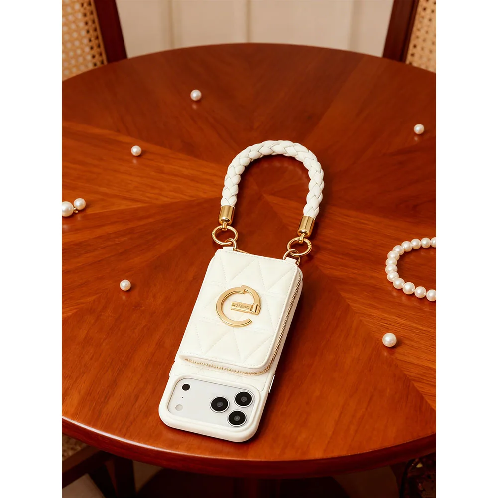 Custype รุ่น Rope Style Strap Case - เคส iPhone 17 Pro Max - สี Beige 5 Custype รุ่น Rope Style Strap Case - เคส iPhone 17 Pro Max - สี Beige - Image 5