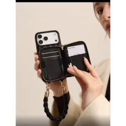 Custype รุ่น Rope Style Strap Case - เคส iPhone 17 Pro Max - สี Black