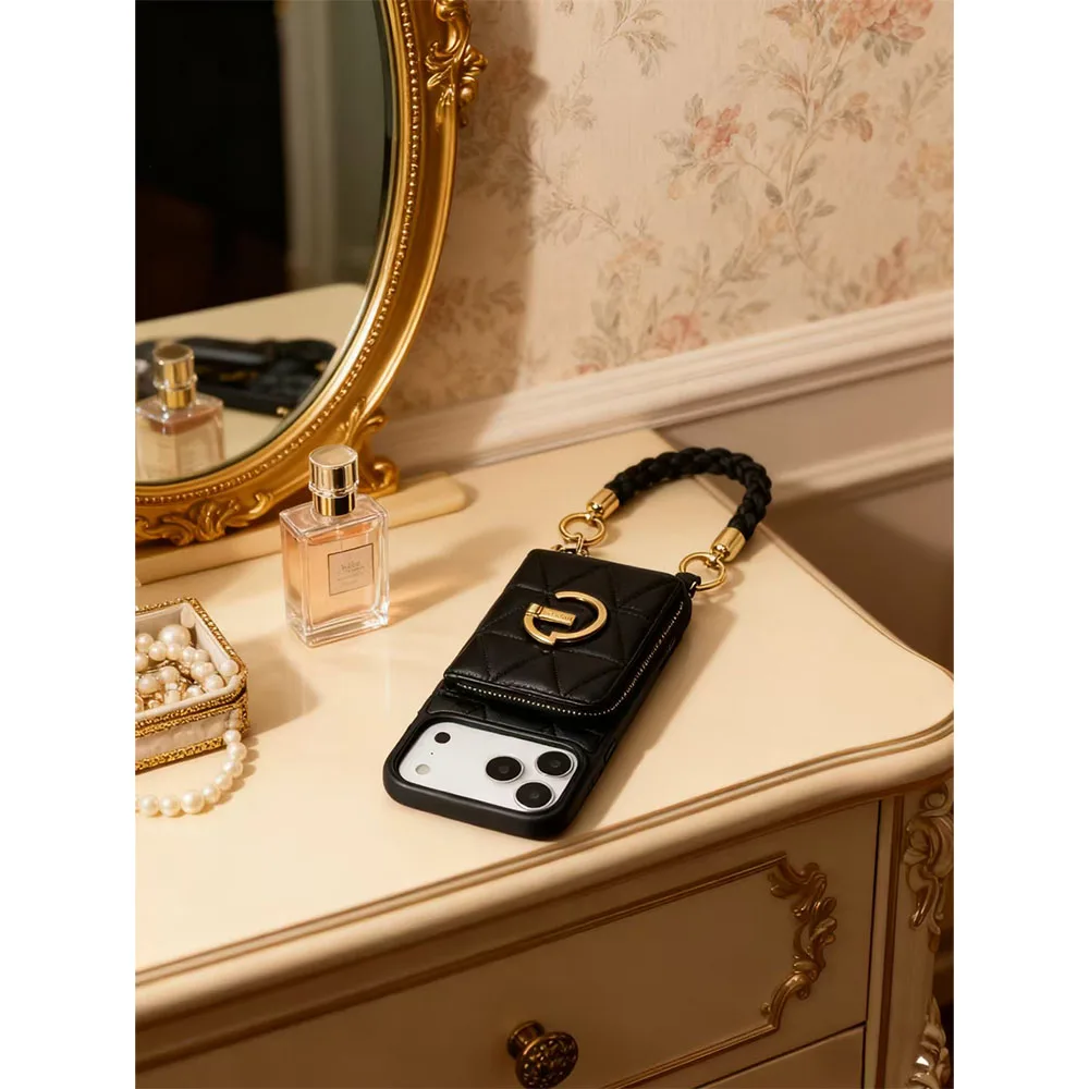 Custype รุ่น Rope Style Strap Case with Stand - เคส iPhone 17 Pro Max - สี Black 6 Custype รุ่น Rope Style Strap Case with Stand - เคส iPhone 17 Pro Max - สี Black - Image 6