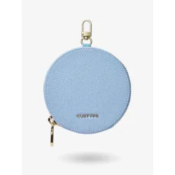 Custype รุ่น Leather Case with Stand & Round Pouch - เคส iPhone 17 Pro Max - สี Blue