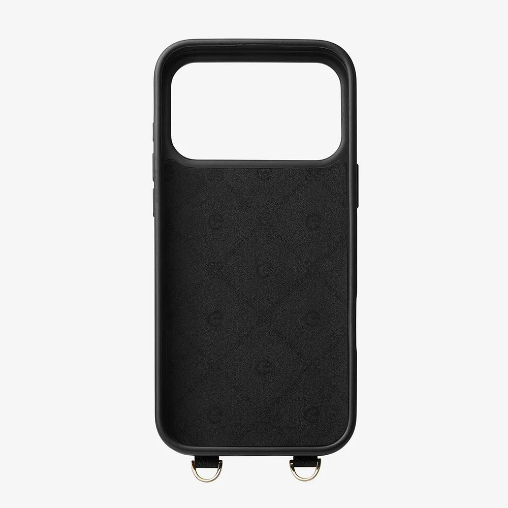 Custype รุ่น Leather Case with Heart Pouch - เคส iPhone 17 Pro Max - สี Black 3 Custype รุ่น Leather Case with Heart Pouch - เคส iPhone 17 Pro Max - สี Black - Image 3