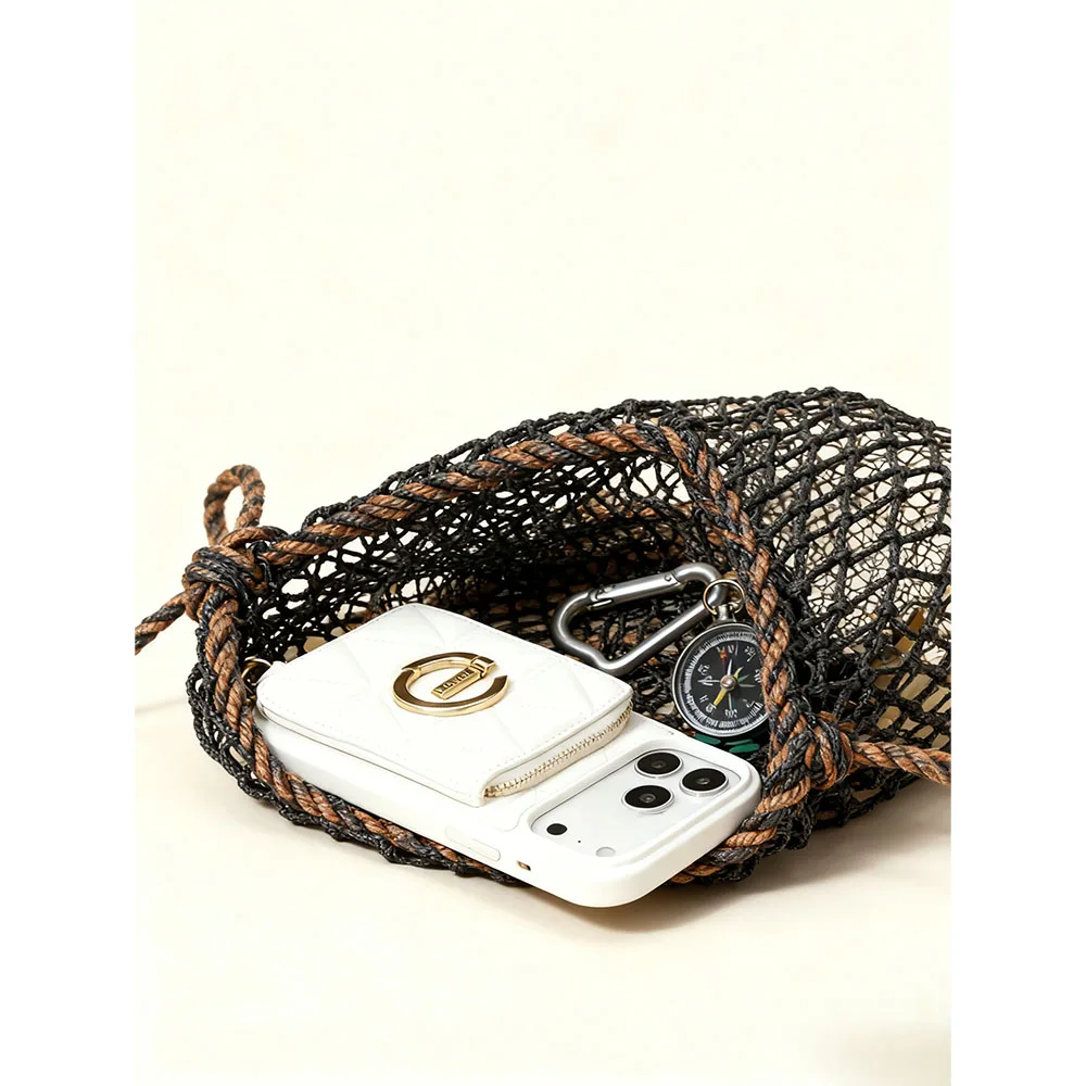 Custype รุ่น Rope Style Strap Case - เคส iPhone 17 Pro Max - สี Beige 6 Custype รุ่น Rope Style Strap Case - เคส iPhone 17 Pro Max - สี Beige - Image 6