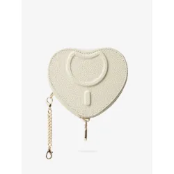 Custype รุ่น Leather Case with Heart Pouch - เคส iPhone 17 Pro Max - สี White