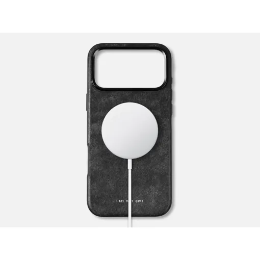 GRAMS(28) รุ่น 121 MagSafe Leather (Snowflake Leather) - เคส iPhone 17 Pro Max - สี Black - Image 5