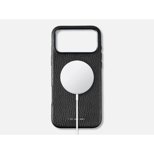GRAMS(28) รุ่น 121 MagSafe Leather (Pebbled Leather) - เคส iPhone 17 Pro Max - สี Black - Image 4