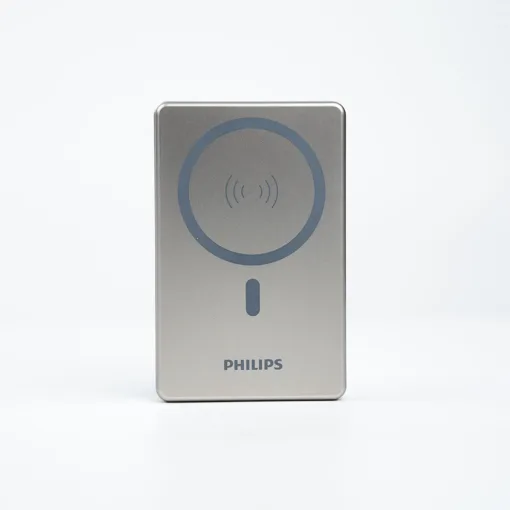 Philips รุ่น Magnetic Wireless Battery Pack -  พาวเวอร์แบงค์ไร้สายความจุ 10000mAh - สี White - Image 2