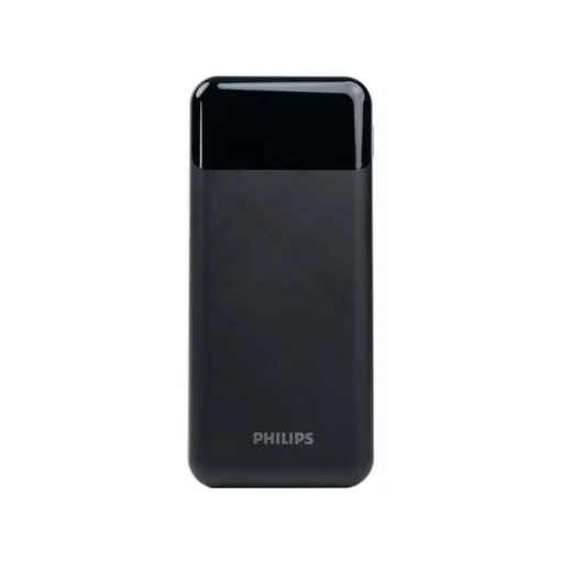 Philips รุ่น Universal Battery Pack (10000mAh) - พาวเวอร์แบงค์พร้อมสาย USB-C ในตัว PD20W - สี Black