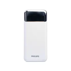 Philips รุ่น Universal Battery Pack (10000mAh) - พาวเวอร์แบงค์พร้อมสาย USB-C ในตัว PD20W - สี White