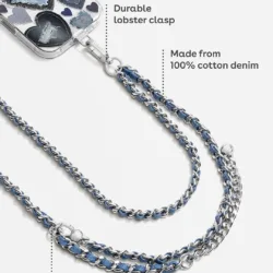 Casetify รุ่น Denim Cross-body Chain - สายคล้อง - สี Blue 6 Casetify รุ่น Denim Cross-body Chain - สายคล้อง - สี Blue