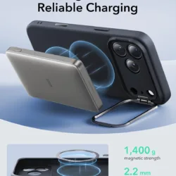 ESR รุ่น Cloud Soft with Stash Stand (Camera Control Button) - เคส iPhone 17 Pro Max - สี Black 10 ESR รุ่น Cloud Soft with Stash Stand (Camera Control Button) - เคส iPhone 17 Pro Max - สี Black