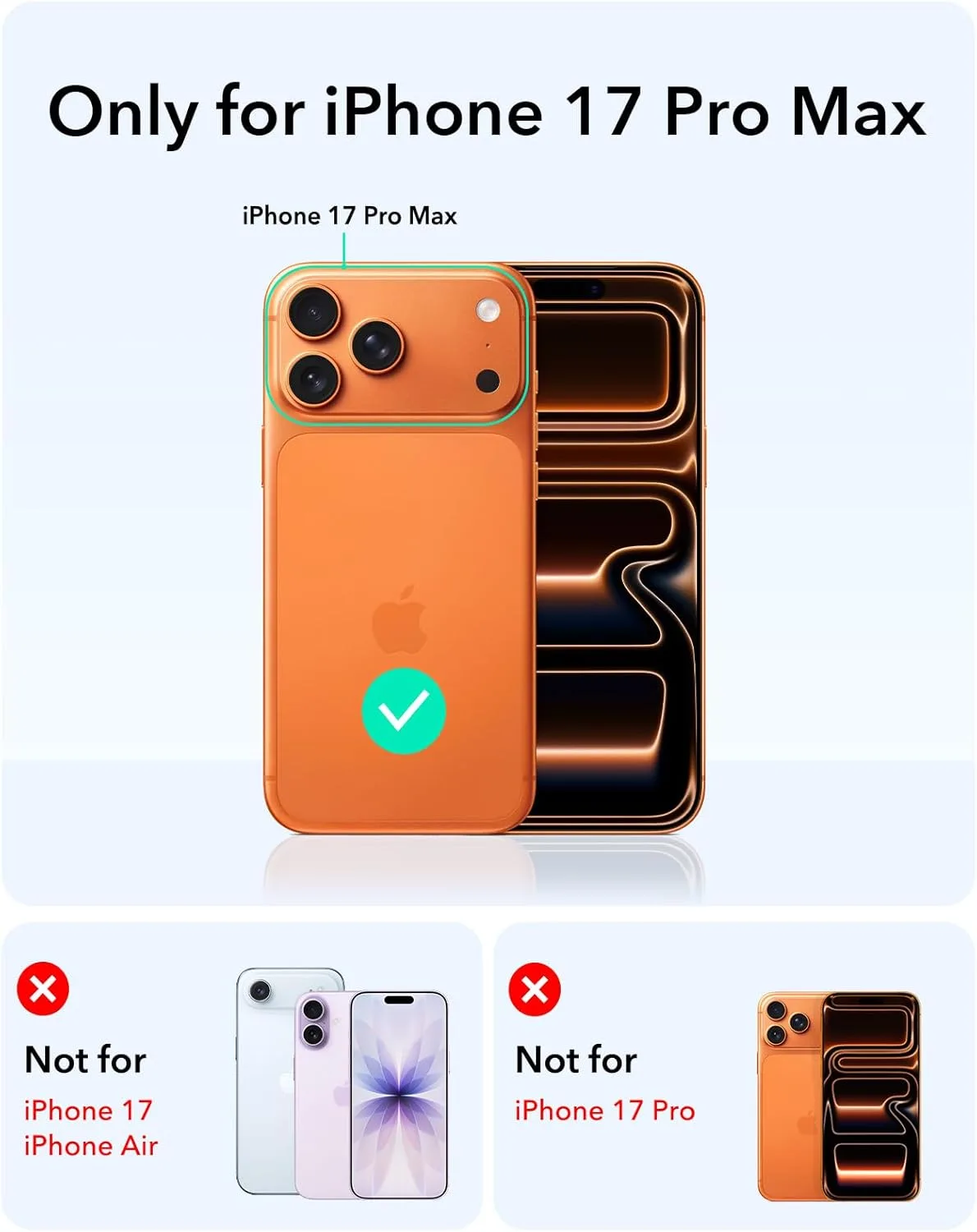ESR รุ่น Cyber Tough Case with Stash Stand (Camera Control Button) - เคส iPhone 17 Pro Max - สี Orange 7 ESR รุ่น Cyber Tough Case with Stash Stand (Camera Control Button) - เคส iPhone 17 Pro Max - สี Orange - Image 7