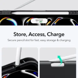 ESR รุ่น Flip Magnetic Case (Pencil Holder) - เคส iPad Pro 11" (M5/M4) - สี Black 13 ESR รุ่น Flip Magnetic Case (Pencil Holder) - เคส iPad Pro 11" (M5/M4) - สี Black