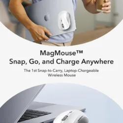 ESR รุ่น MagMouse - เมาส์ไร้สาย - สี White 9 ESR รุ่น MagMouse - เมาส์ไร้สาย - สี White