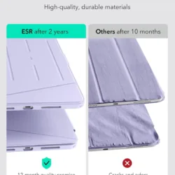 ESR รุ่น Flip Magnetic Case (Pencil Holder) - เคส iPad Pro 11" (M5/M4) - สี Purple