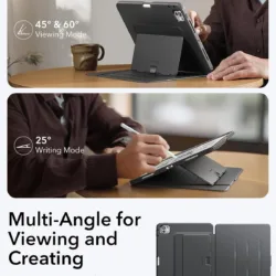 ESR รุ่น Flip Magnetic Case (Pencil Holder) - เคส iPad Pro 11" (M5/M4) - สี Black 12 ESR รุ่น Flip Magnetic Case (Pencil Holder) - เคส iPad Pro 11" (M5/M4) - สี Black