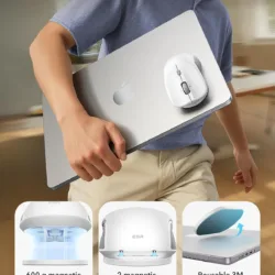 ESR รุ่น MagMouse - เมาส์ไร้สาย - สี White 10 ESR รุ่น MagMouse - เมาส์ไร้สาย - สี White