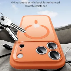 ESR รุ่น Classic Hybrid Case (Camera Control Button) - เคส iPhone 17 Pro - สี Frosted Orange