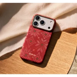 [Pre-Order] Pitaka รุ่น Threads of Winter (Boxset) - เคส iPhone 17 Pro - สี Scarlett