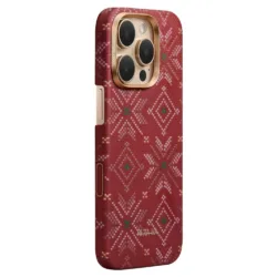 [Pre-Order] Pitaka รุ่น Threads of Winter (Boxset) - เคส iPhone 16 Pro Max - สี Scarlett