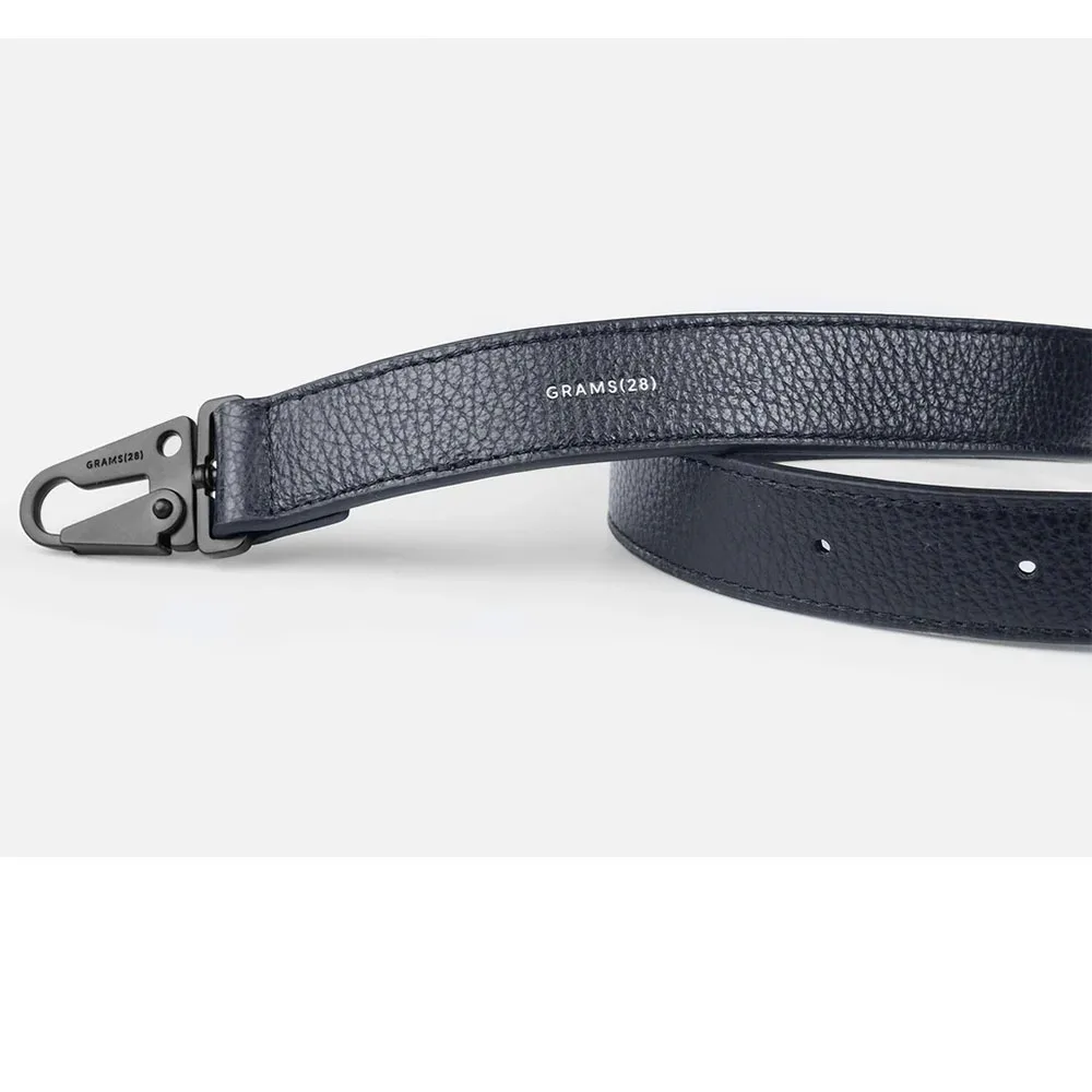 GRAMS28 รุ่น Leather Strap (15mm) - สี Navy Blue Pebbled 3 GRAMS28 รุ่น Leather Strap (15mm) - สี Navy Blue Pebbled - Image 3