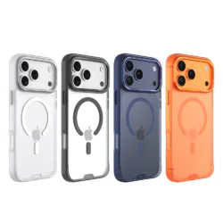 Hoda รุ่น Rough Case (Magnetic) - เคส iPhone 17 Pro Max - สี Orange 31 Hoda รุ่น Rough Case (Magnetic) - เคส iPhone 17 Pro Max - สี Orange