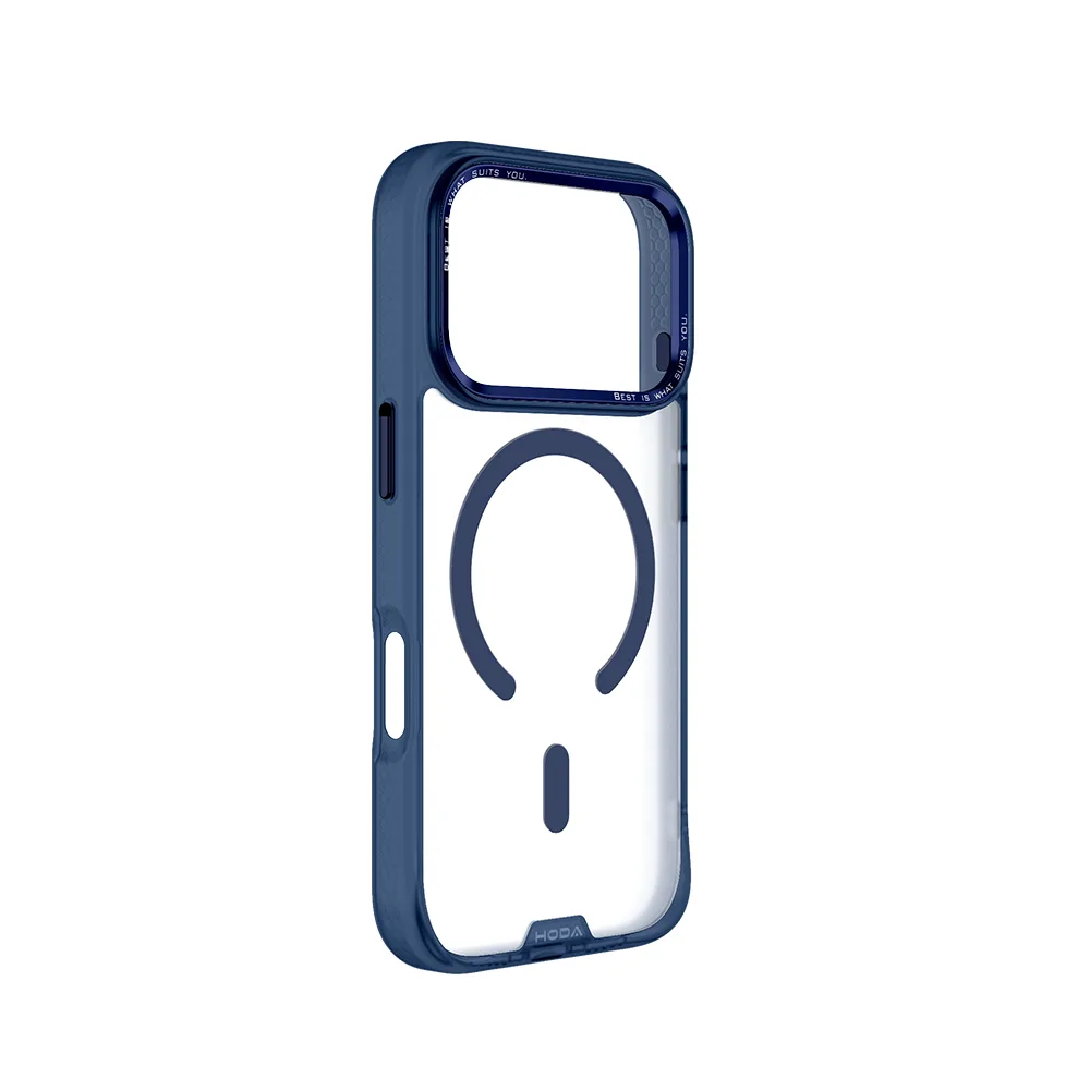 Hoda รุ่น Rough Case (Magnetic) - เคส iPhone 17 Pro Max - สี Blue 2 Hoda รุ่น Rough Case (Magnetic) - เคส iPhone 17 Pro Max - สี Blue - Image 2