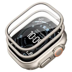 ESR รุ่น Armorite Protection - ฟิล์มกระจก Apple Watch Ultra 1/2/3 (49mm) - สี Titanium (2ชิ้น)