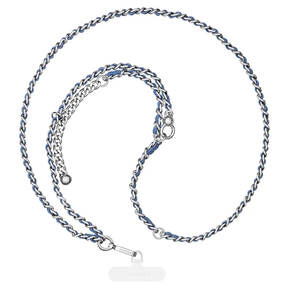 Casetify รุ่น Denim Cross-body Chain - สายคล้อง - สี Blue 1 Casetify รุ่น Denim Cross-body Chain - สายคล้อง - สี Blue