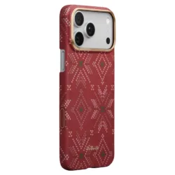 [Pre-Order] Pitaka รุ่น Threads of Winter (Boxset) - เคส iPhone 17 Pro Max - สี Scarlett