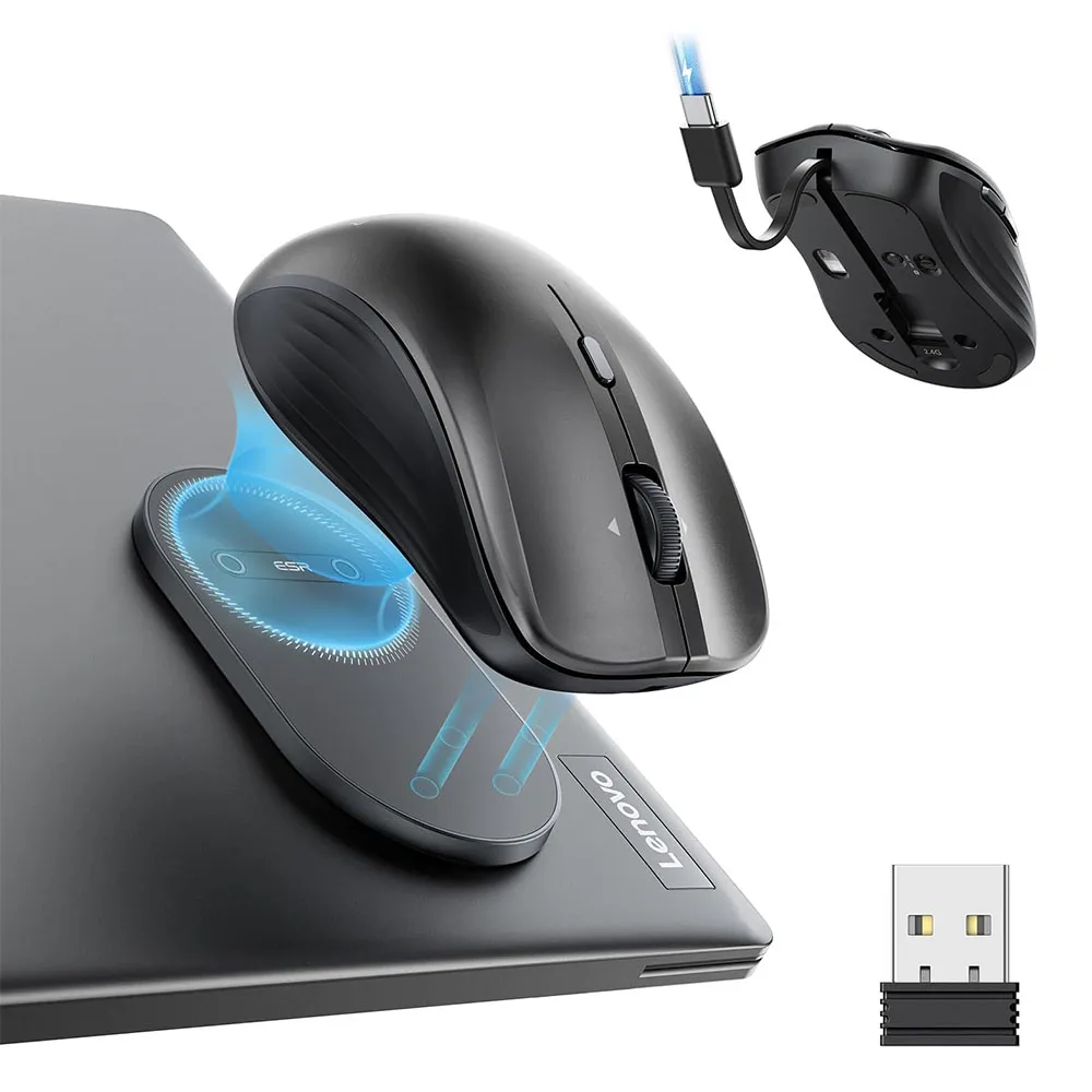 ESR รุ่น MagMouse - เมาส์ไร้สาย - สี Black 1 ESR รุ่น MagMouse - เมาส์ไร้สาย - สี Black