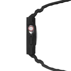 Casetify รุ่น The Bounce Odyssey Band - เคสและสายนาฬิกา Apple Watch 44/45mm - สี Black/Black