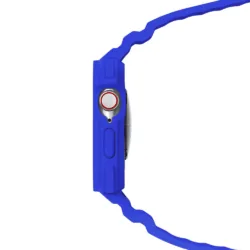 Casetify รุ่น The Bounce Odyssey Band - เคสและสายนาฬิกา Apple Watch 46mm - สี Electric Blue/Silver