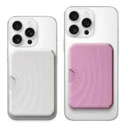 Casetify รุ่น Snappy Ripple Wallet - ที่เก็บบัตรติดหลังมือถือ - สี Radish 11 Casetify รุ่น Snappy Ripple Wallet - ที่เก็บบัตรติดหลังมือถือ - สี Radish