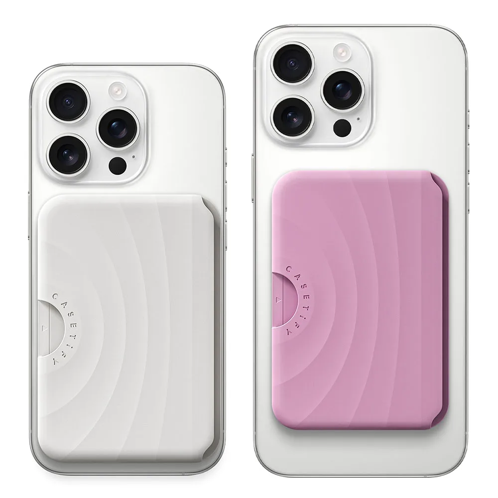 Casetify รุ่น Snappy Ripple Wallet - ที่เก็บบัตรติดหลังมือถือ - สี Radish 6 Casetify รุ่น Snappy Ripple Wallet - ที่เก็บบัตรติดหลังมือถือ - สี Radish - Image 6
