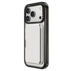 Casetify รุ่น Snappy Ripple Wallet - ที่เก็บบัตรติดหลังมือถือ - สี White 9 Casetify รุ่น Snappy Ripple Wallet - ที่เก็บบัตรติดหลังมือถือ - สี White