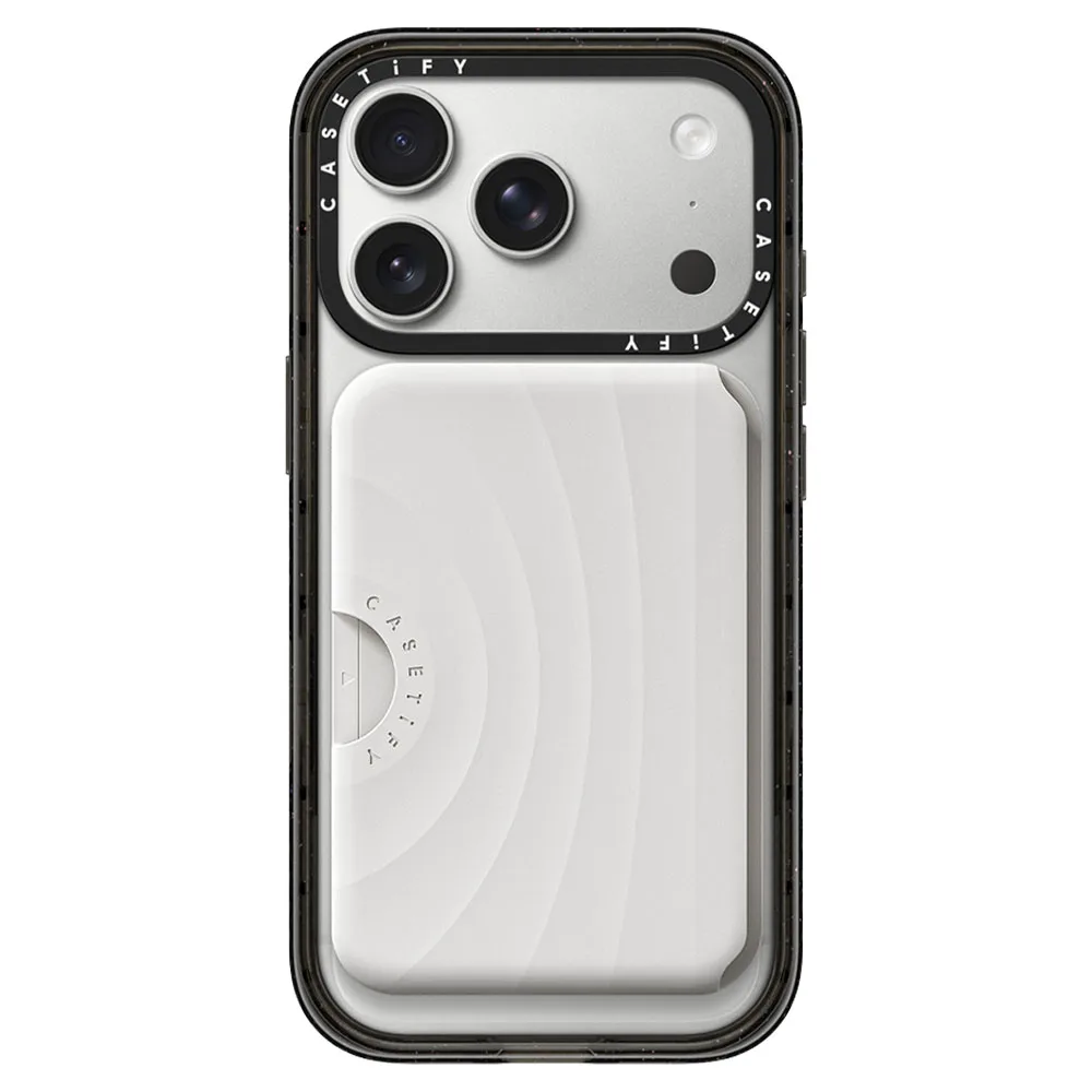 Casetify รุ่น Snappy Ripple Wallet - ที่เก็บบัตรติดหลังมือถือ - สี White 3 Casetify รุ่น Snappy Ripple Wallet - ที่เก็บบัตรติดหลังมือถือ - สี White - Image 3