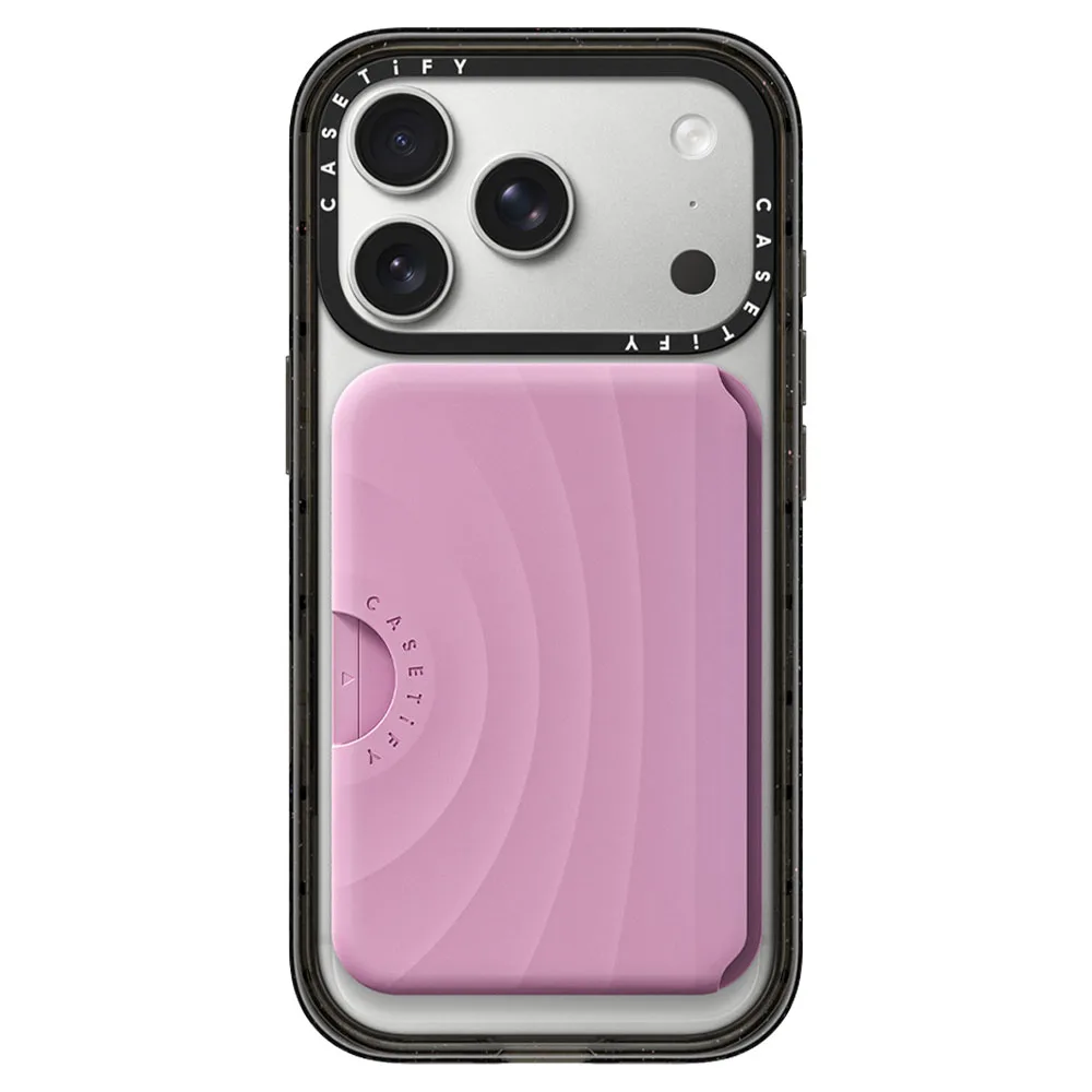 Casetify รุ่น Snappy Ripple Wallet - ที่เก็บบัตรติดหลังมือถือ - สี Radish 3 Casetify รุ่น Snappy Ripple Wallet - ที่เก็บบัตรติดหลังมือถือ - สี Radish - Image 3