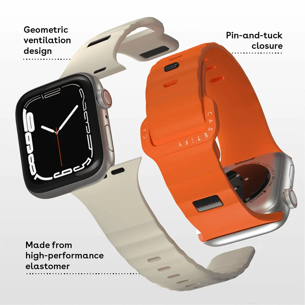 Casetify รุ่น Bounce Band - สายนาฬิกา Apple Watch Series 10 (46mm) - สี Black 4 Casetify รุ่น Bounce Band - สายนาฬิกา Apple Watch Series 10 (46mm) - สี Black - Image 4