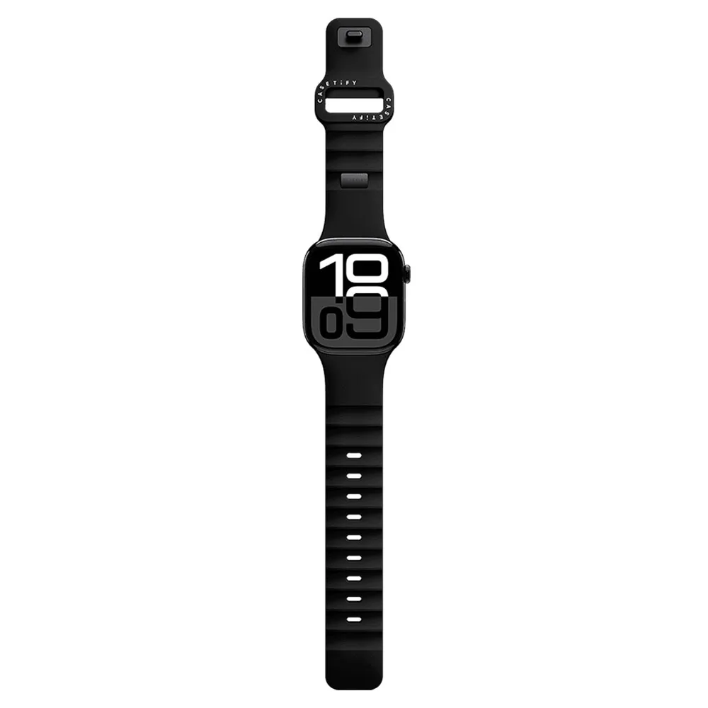 Casetify รุ่น Bounce Band - สายนาฬิกา Apple Watch Series 10 (46mm) - สี Black 3 Casetify รุ่น Bounce Band - สายนาฬิกา Apple Watch Series 10 (46mm) - สี Black - Image 3