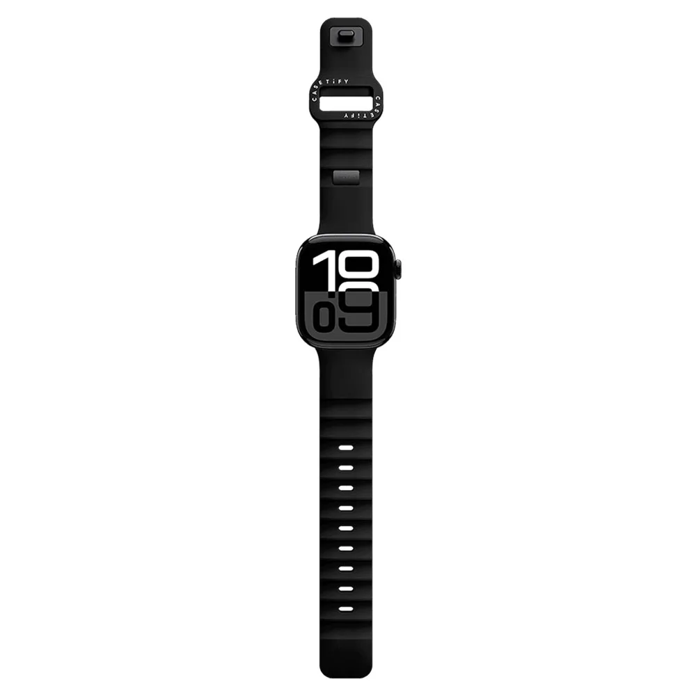 Casetify รุ่น Bounce Band - สายนาฬิกา Apple Watch Series 10 (42mm) - สี Black 3 Casetify รุ่น Bounce Band - สายนาฬิกา Apple Watch Series 10 (42mm) - สี Black - Image 3