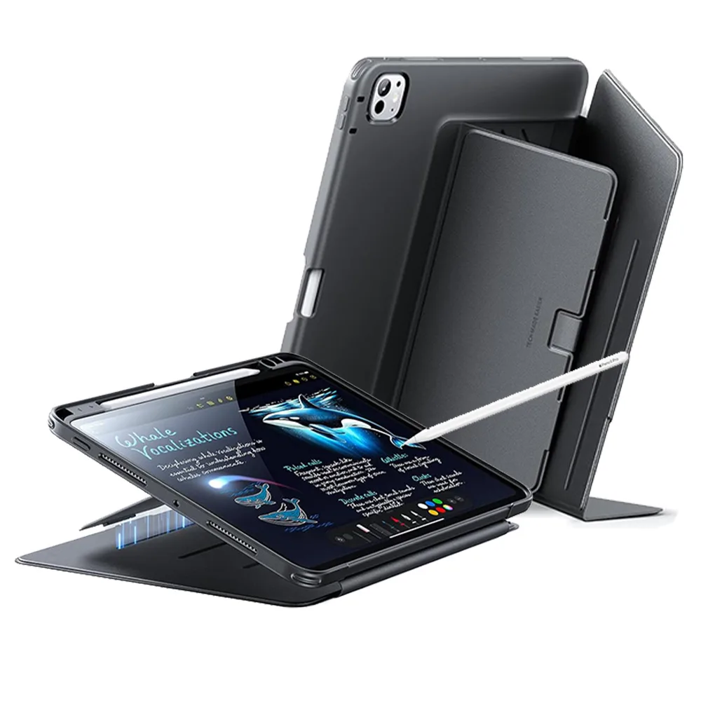 ESR รุ่น Flip Magnetic Case (Pencil Holder) - เคส iPad Pro 11" (M5/M4) - สี Black 1 ESR รุ่น Flip Magnetic Case (Pencil Holder) - เคส iPad Pro 11" (M5/M4) - สี Black