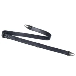 GRAMS28 รุ่น Leather Strap (25mm) - สี Navy Blue Pebbled