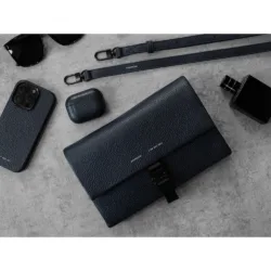 GRAMS28 รุ่น Leather Strap (15mm) - สี Navy Blue Pebbled 10 GRAMS28 รุ่น Leather Strap (15mm) - สี Navy Blue Pebbled