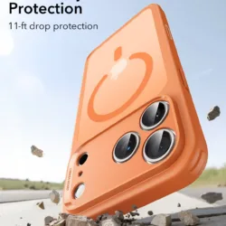 ESR รุ่น Classic Hybrid Case (Camera Control Button) - เคส iPhone 17 Pro Max - สี Frosted Orange 12 ESR รุ่น Classic Hybrid Case (Camera Control Button) - เคส iPhone 17 Pro Max - สี Frosted Orange