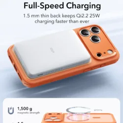 ESR รุ่น Classic Hybrid Case (Camera Control Button) - เคส iPhone 17 Pro Max - สี Frosted Orange 13 ESR รุ่น Classic Hybrid Case (Camera Control Button) - เคส iPhone 17 Pro Max - สี Frosted Orange