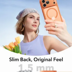 ESR รุ่น Classic Hybrid Case (Camera Control Button) - เคส iPhone 17 Pro Max - สี Frosted Orange 10 ESR รุ่น Classic Hybrid Case (Camera Control Button) - เคส iPhone 17 Pro Max - สี Frosted Orange