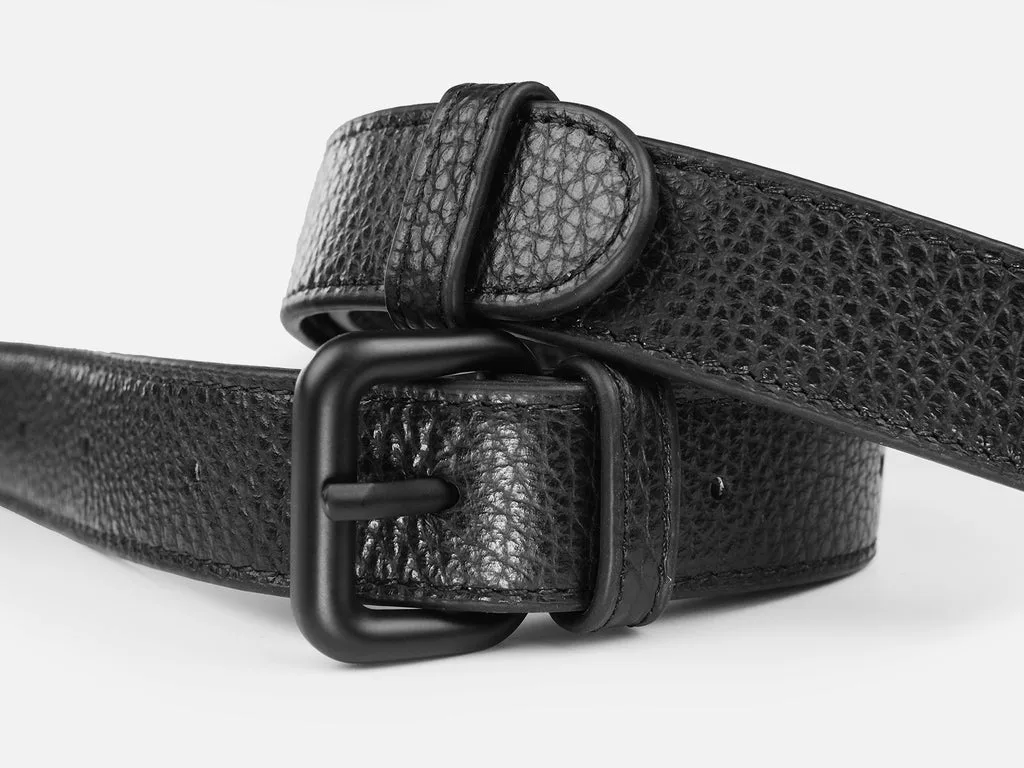 GRAMS28 รุ่น Leather Strap (25mm) - สี Black Pebbled 3 GRAMS28 รุ่น Leather Strap (25mm) - สี Black Pebbled - Image 3